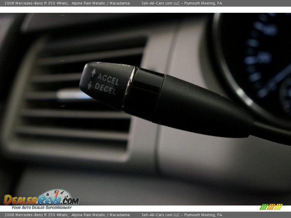2008 Mercedes-Benz R 350 4Matic Alpine Rain Metallic / Macadamia Photo #27