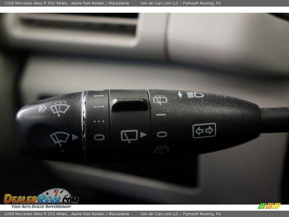 2008 Mercedes-Benz R 350 4Matic Alpine Rain Metallic / Macadamia Photo #28