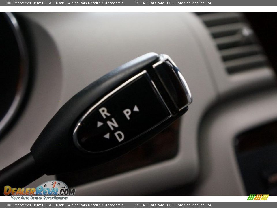 2008 Mercedes-Benz R 350 4Matic Alpine Rain Metallic / Macadamia Photo #29