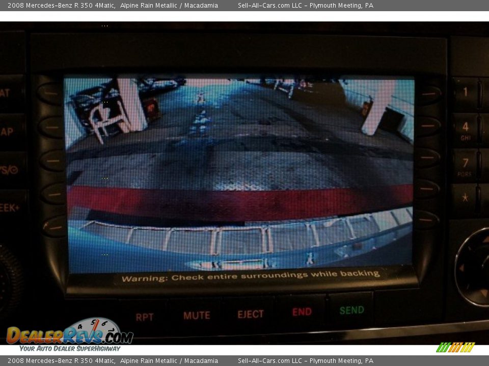 2008 Mercedes-Benz R 350 4Matic Alpine Rain Metallic / Macadamia Photo #34