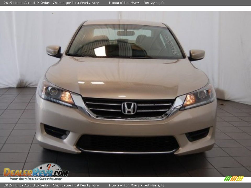 2015 Honda Accord LX Sedan Champagne Frost Pearl / Ivory Photo #2