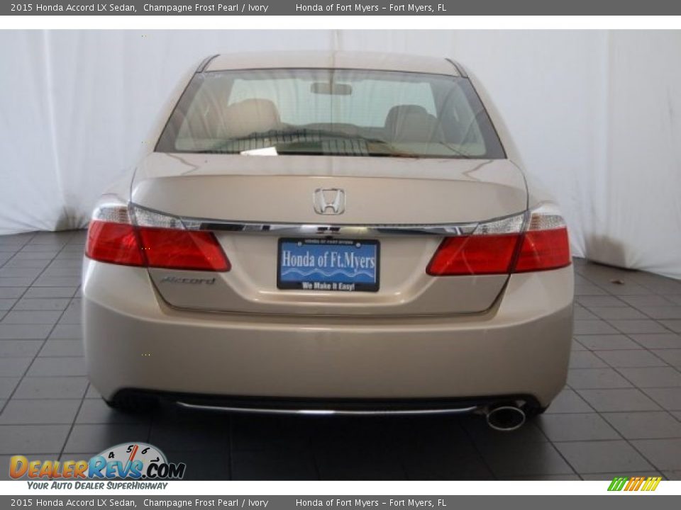 2015 Honda Accord LX Sedan Champagne Frost Pearl / Ivory Photo #5