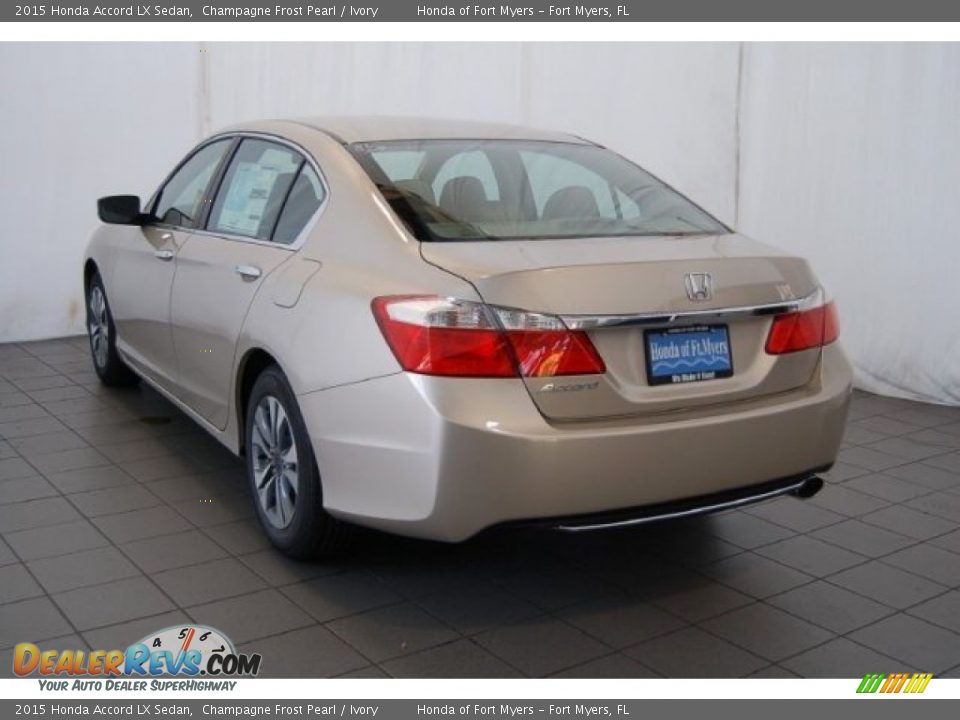2015 Honda Accord LX Sedan Champagne Frost Pearl / Ivory Photo #6