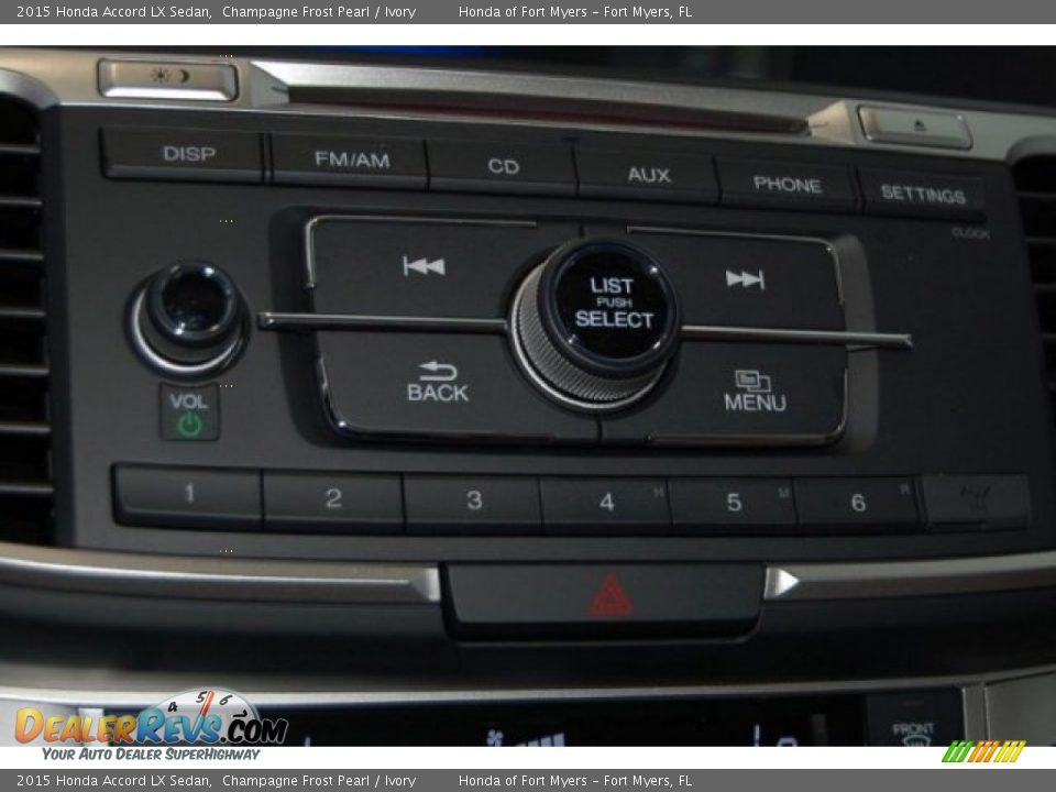 2015 Honda Accord LX Sedan Champagne Frost Pearl / Ivory Photo #12