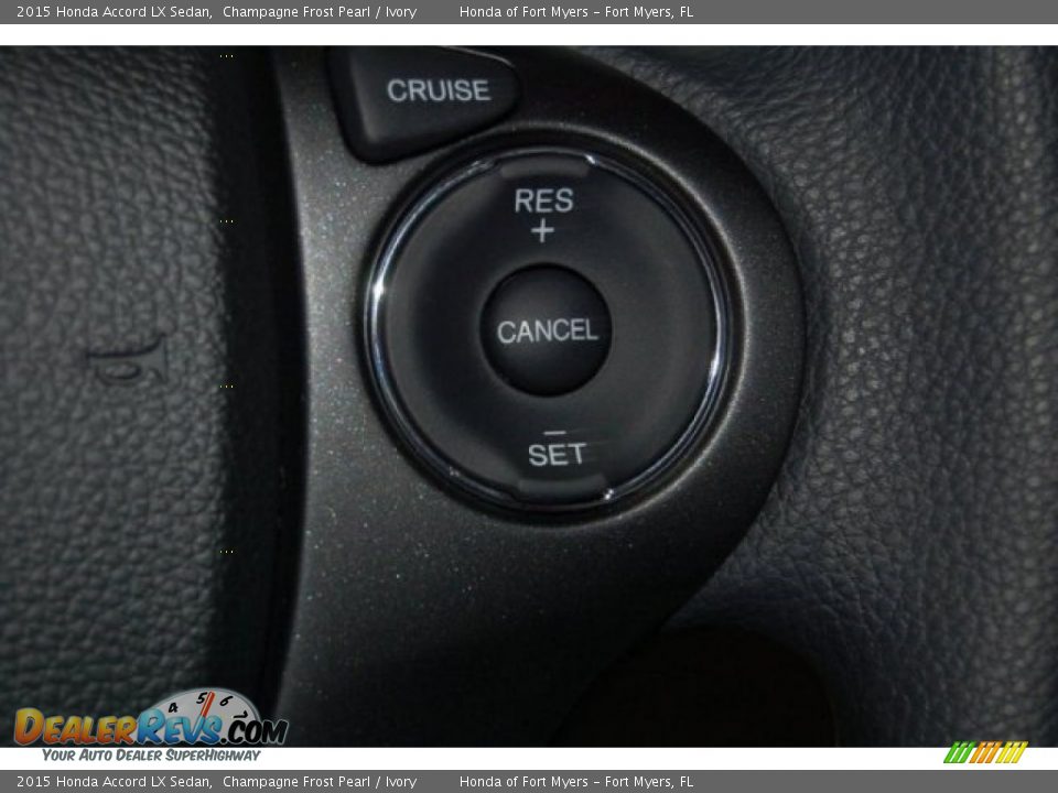 2015 Honda Accord LX Sedan Champagne Frost Pearl / Ivory Photo #20