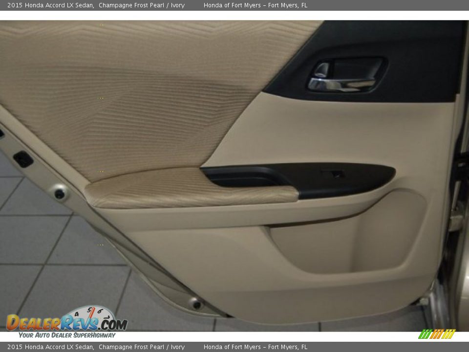 2015 Honda Accord LX Sedan Champagne Frost Pearl / Ivory Photo #21