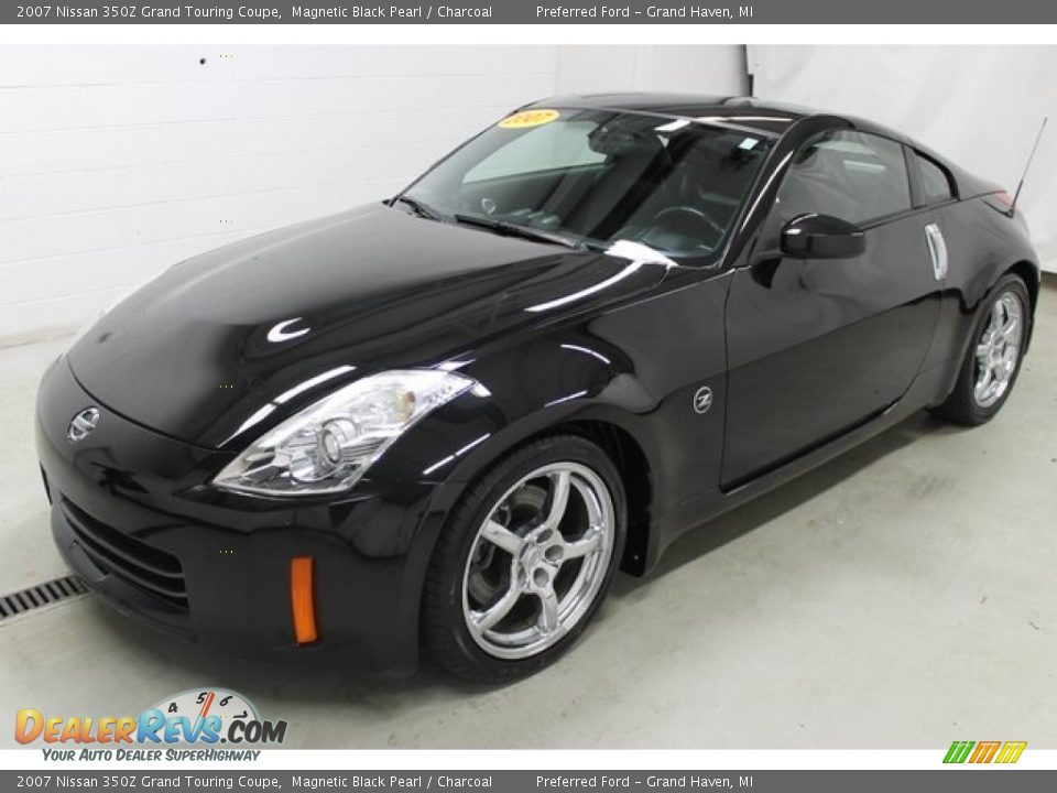 2007 Nissan 350Z Grand Touring Coupe Magnetic Black Pearl / Charcoal Photo #5