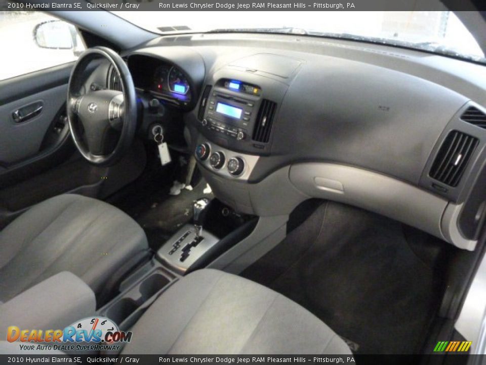 2010 Hyundai Elantra SE Quicksilver / Gray Photo #10