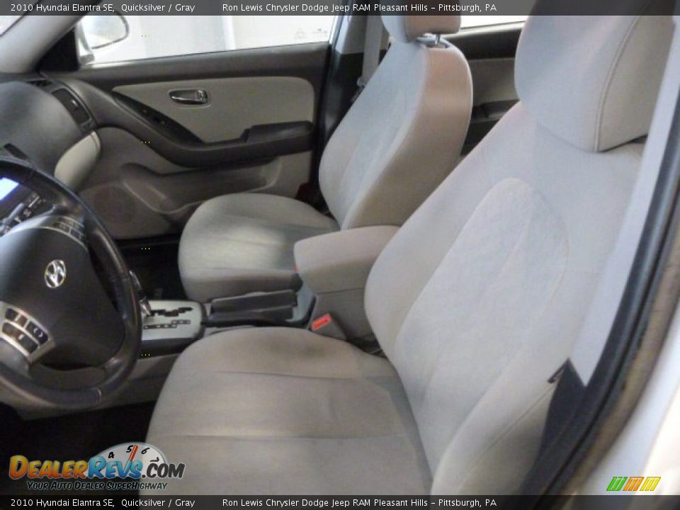 2010 Hyundai Elantra SE Quicksilver / Gray Photo #12