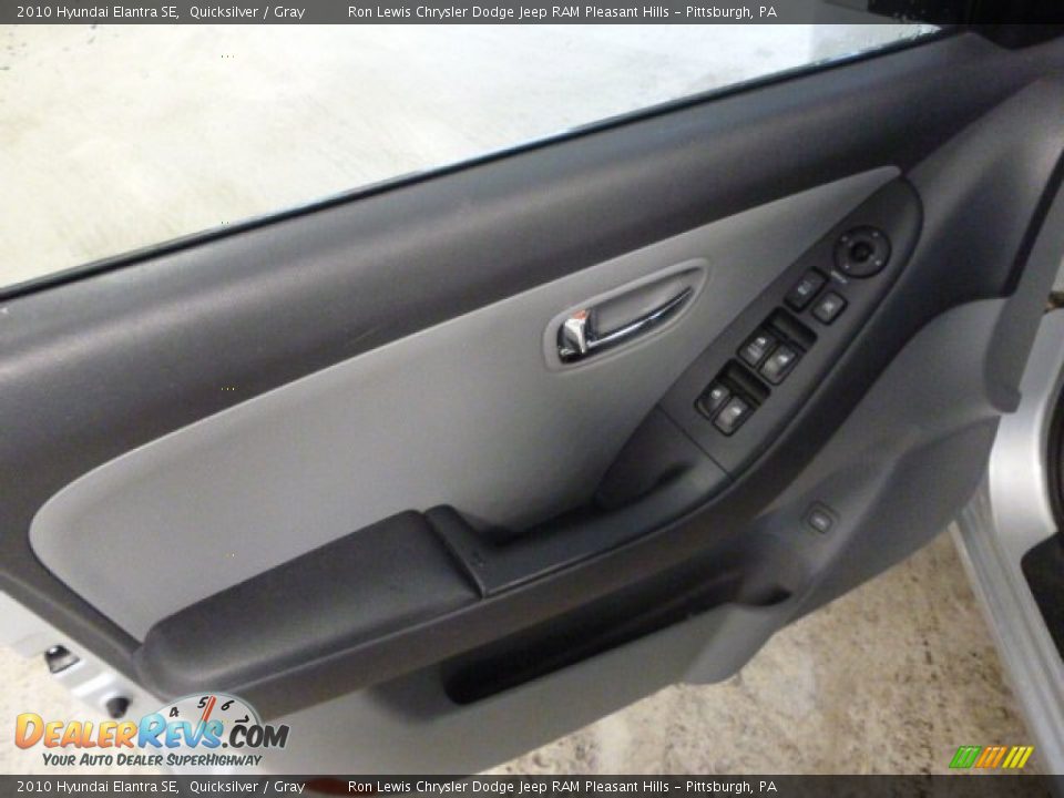 2010 Hyundai Elantra SE Quicksilver / Gray Photo #15