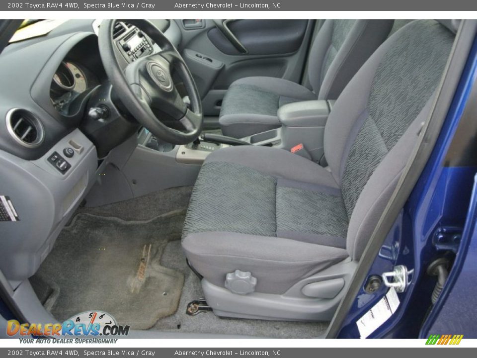 Gray Interior - 2002 Toyota RAV4 4WD Photo #8