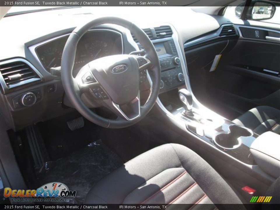2015 Ford Fusion SE Tuxedo Black Metallic / Charcoal Black Photo #11