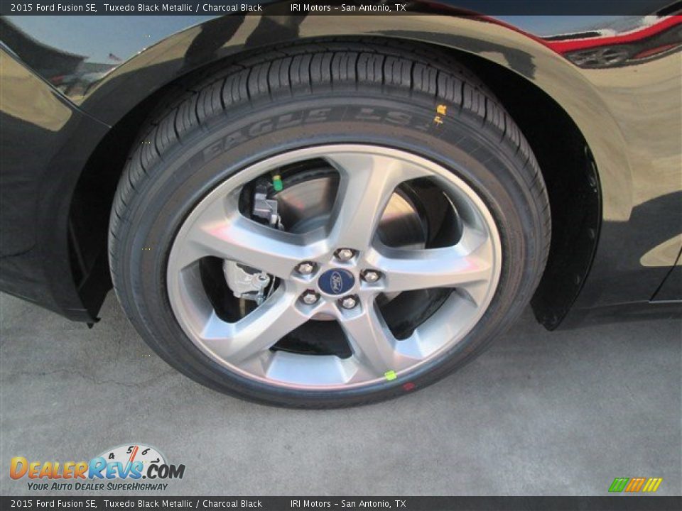 2015 Ford Fusion SE Tuxedo Black Metallic / Charcoal Black Photo #14