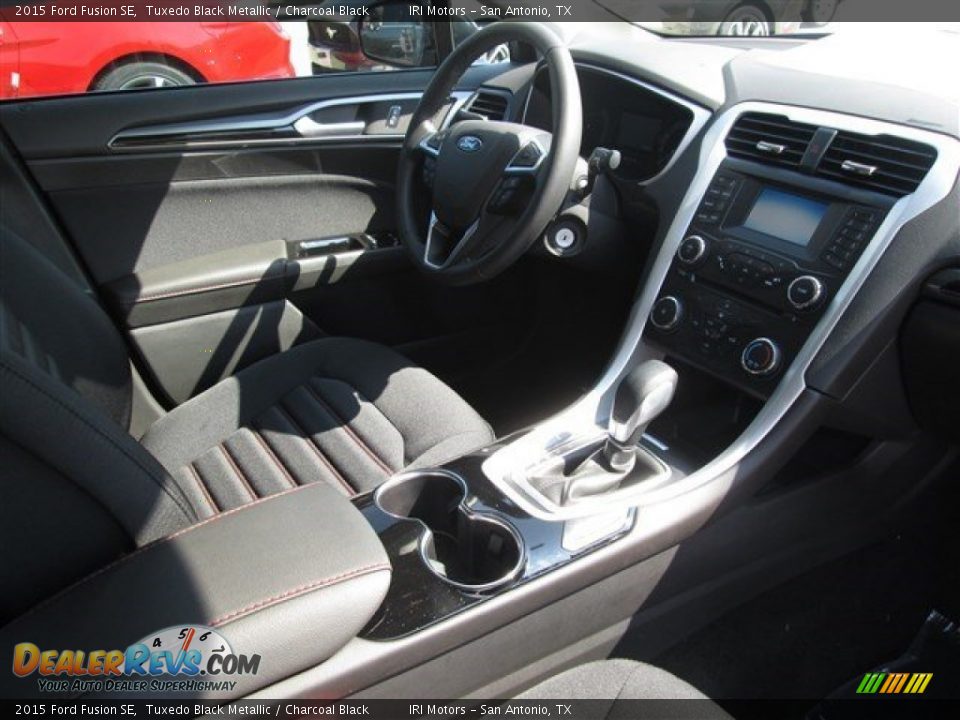 2015 Ford Fusion SE Tuxedo Black Metallic / Charcoal Black Photo #20