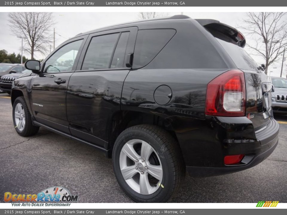2015 Jeep Compass Sport Black / Dark Slate Gray Photo #2