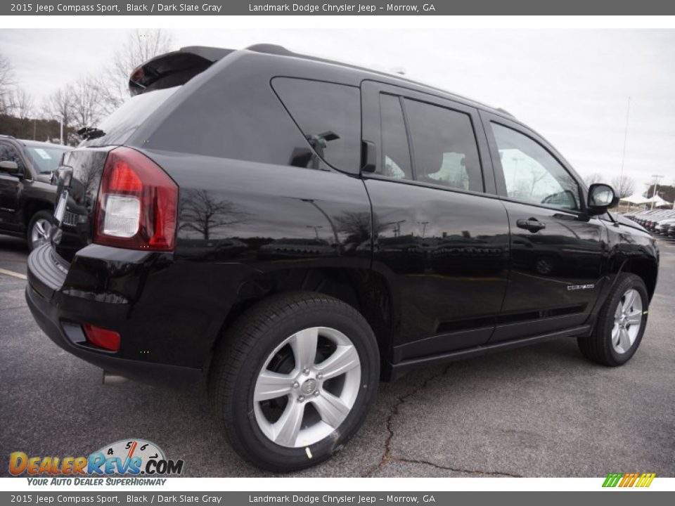 2015 Jeep Compass Sport Black / Dark Slate Gray Photo #3