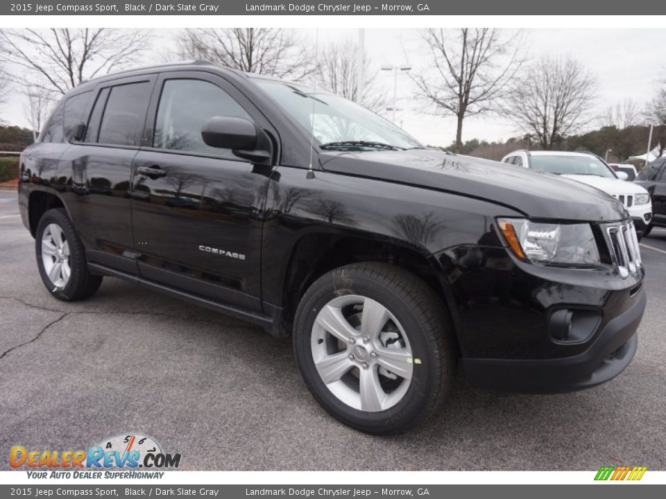2015 Jeep Compass Sport Black / Dark Slate Gray Photo #4