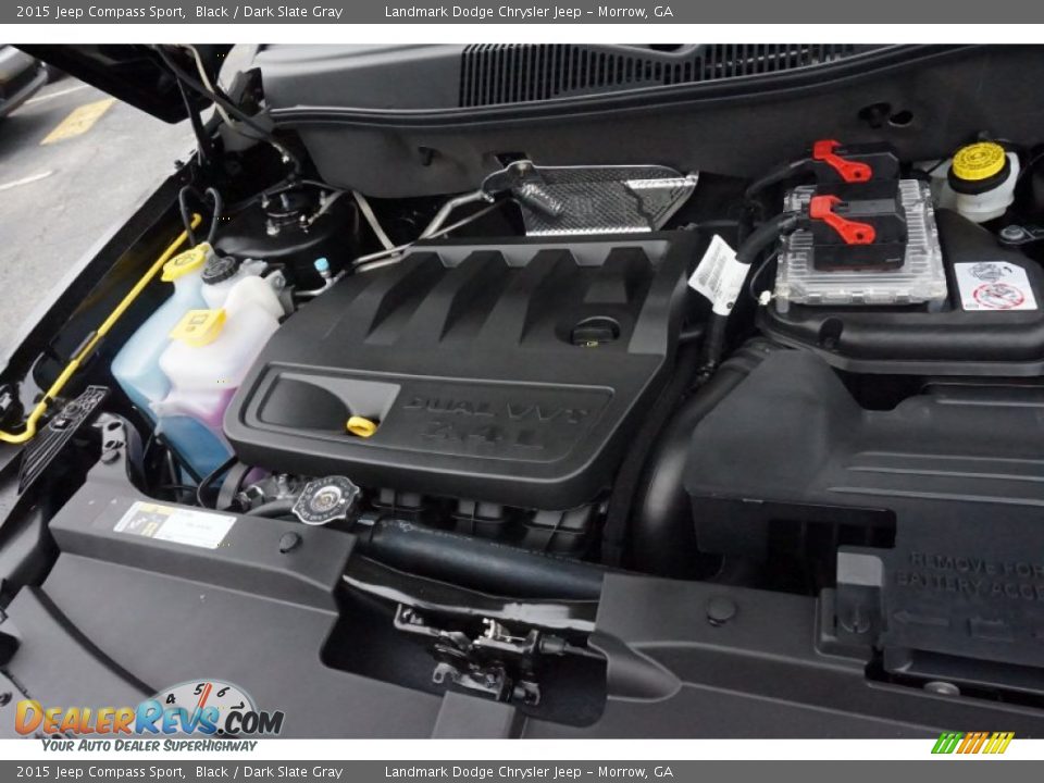 2015 Jeep Compass Sport Black / Dark Slate Gray Photo #8