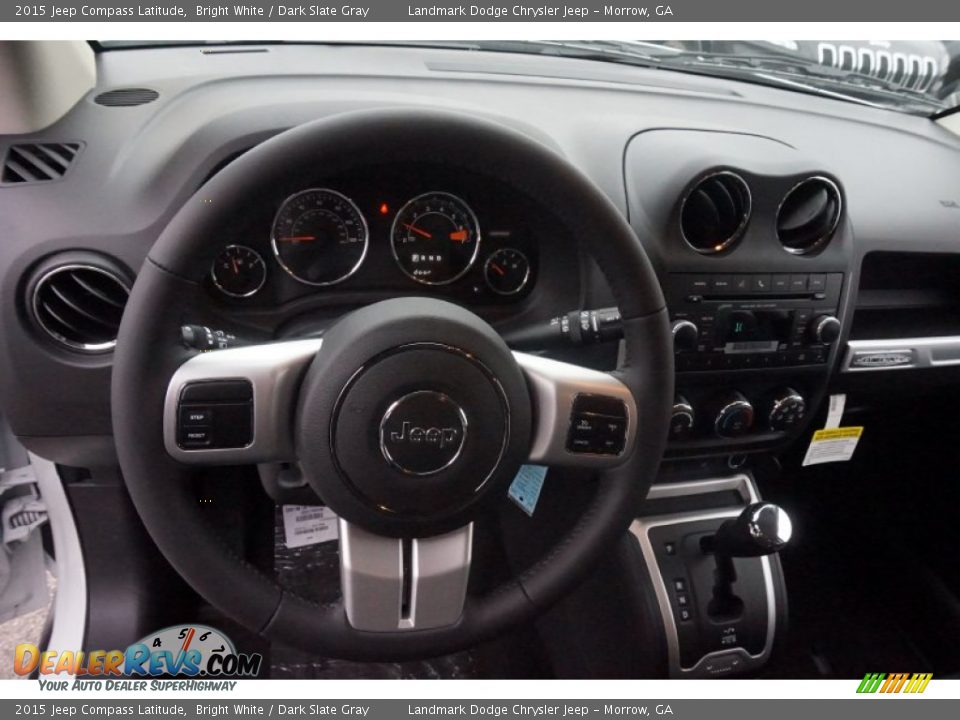 2015 Jeep Compass Latitude Bright White / Dark Slate Gray Photo #7