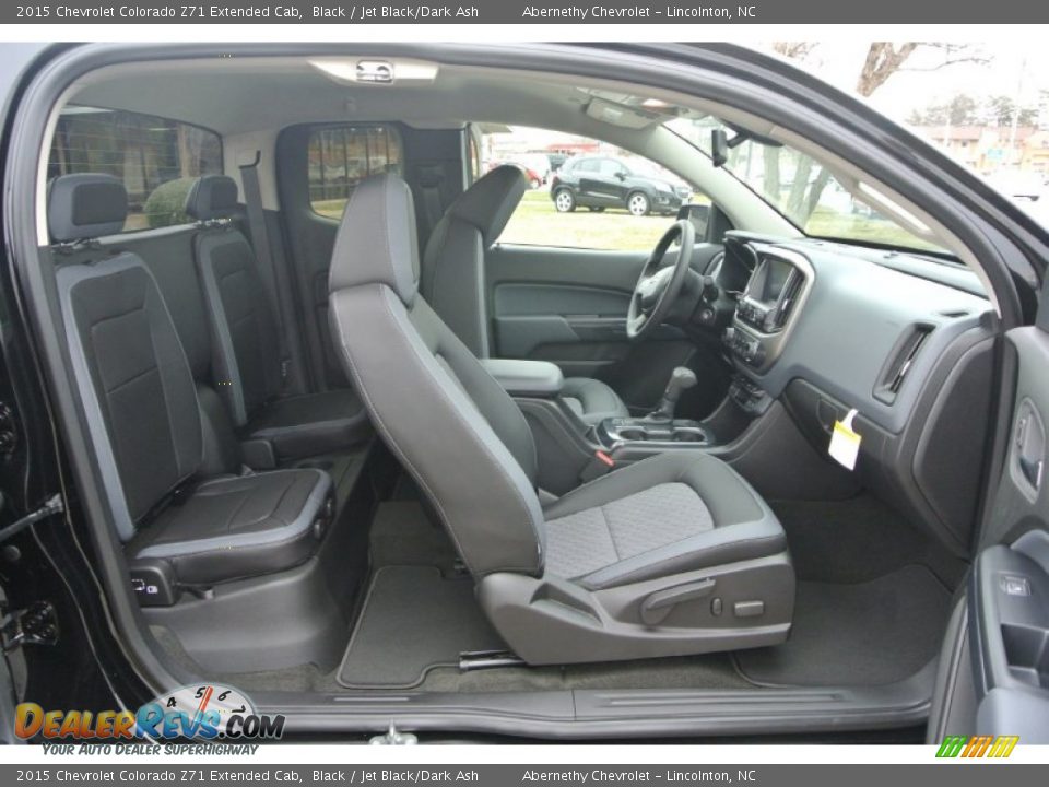Jet Black/Dark Ash Interior - 2015 Chevrolet Colorado Z71 Extended Cab Photo #18