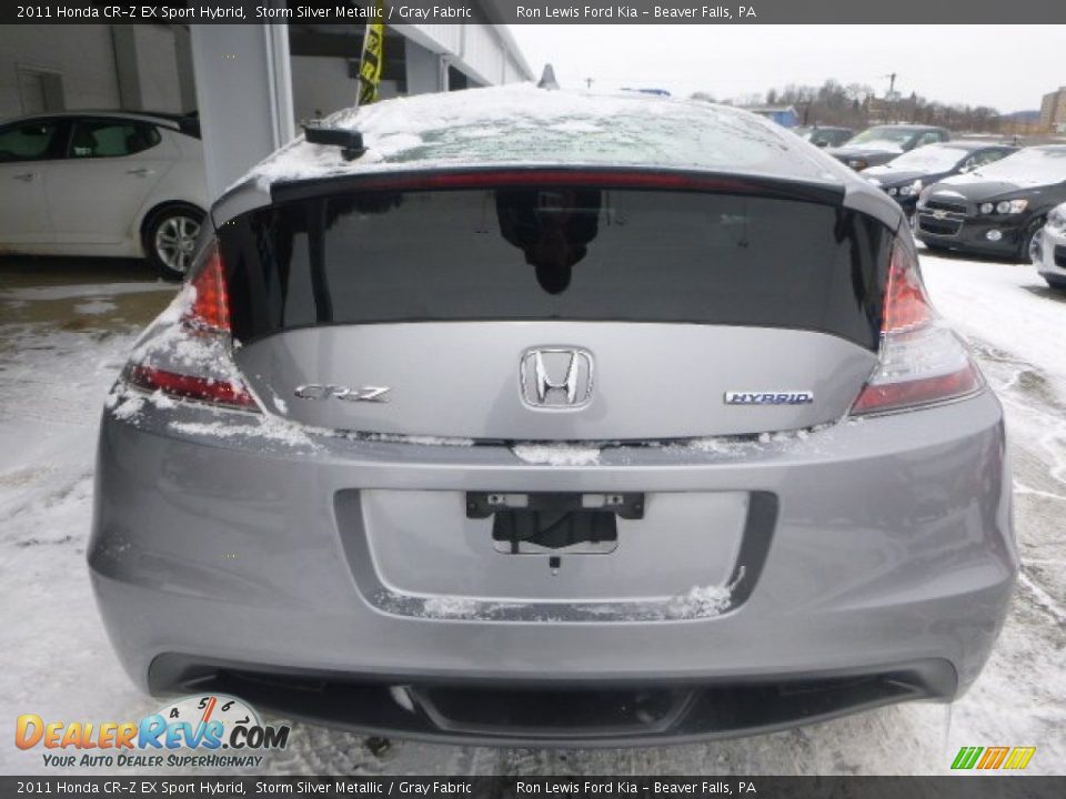 2011 Honda CR-Z EX Sport Hybrid Storm Silver Metallic / Gray Fabric Photo #8
