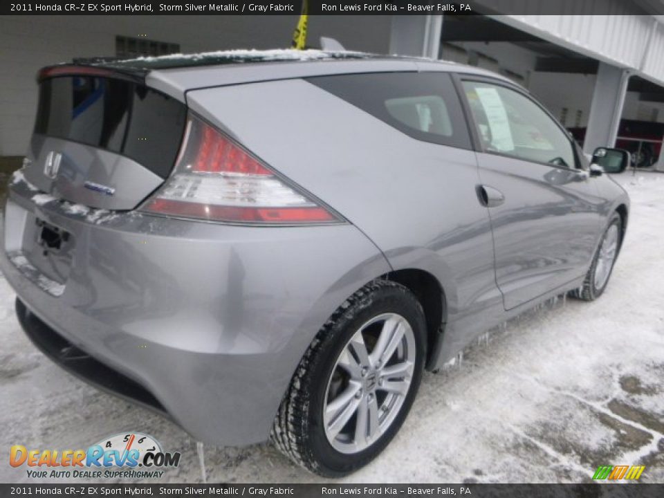 2011 Honda CR-Z EX Sport Hybrid Storm Silver Metallic / Gray Fabric Photo #10