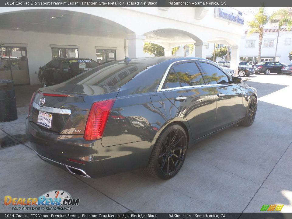 2014 Cadillac CTS Vsport Premium Sedan Phantom Gray Metallic / Jet Black/Jet Black Photo #2