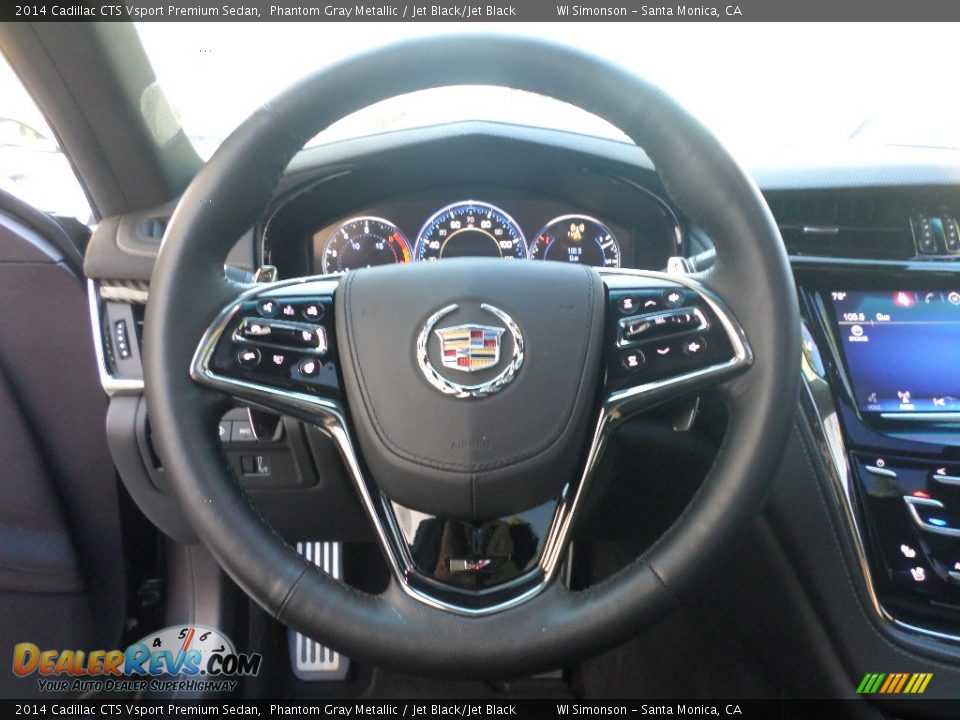 2014 Cadillac CTS Vsport Premium Sedan Steering Wheel Photo #11