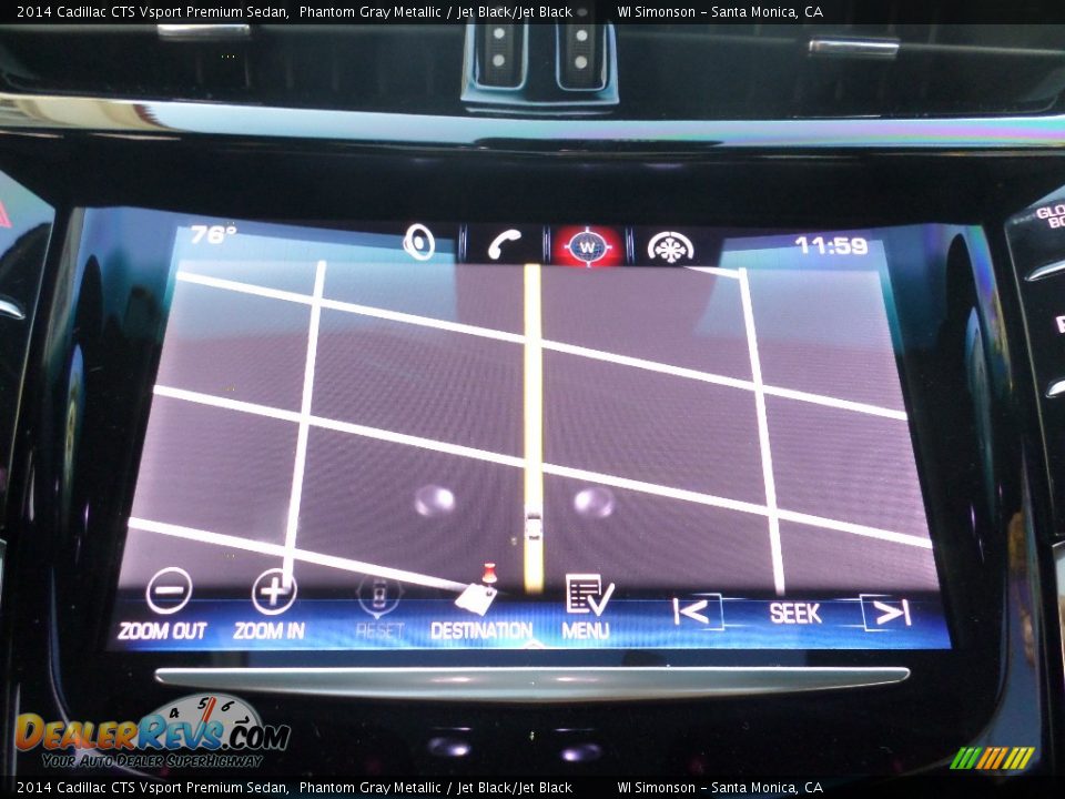 Navigation of 2014 Cadillac CTS Vsport Premium Sedan Photo #15