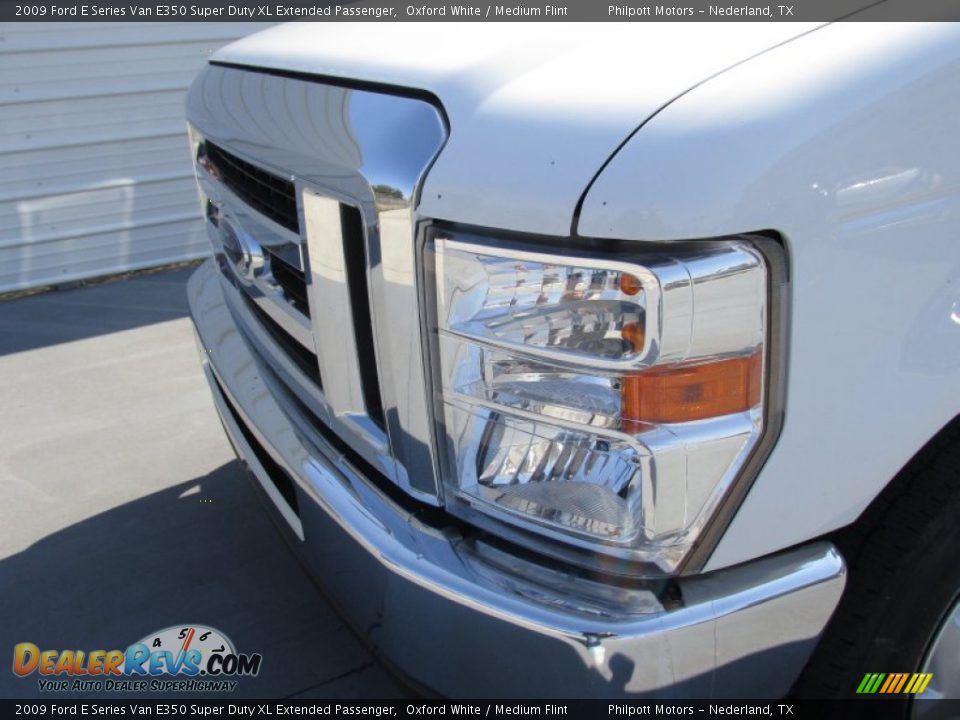 2009 Ford E Series Van E350 Super Duty XL Extended Passenger Oxford White / Medium Flint Photo #7