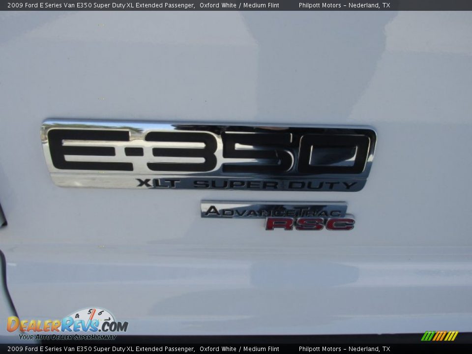 2009 Ford E Series Van E350 Super Duty XL Extended Passenger Oxford White / Medium Flint Photo #15