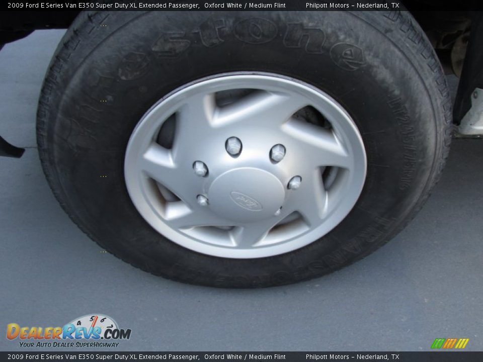 2009 Ford E Series Van E350 Super Duty XL Extended Passenger Oxford White / Medium Flint Photo #18