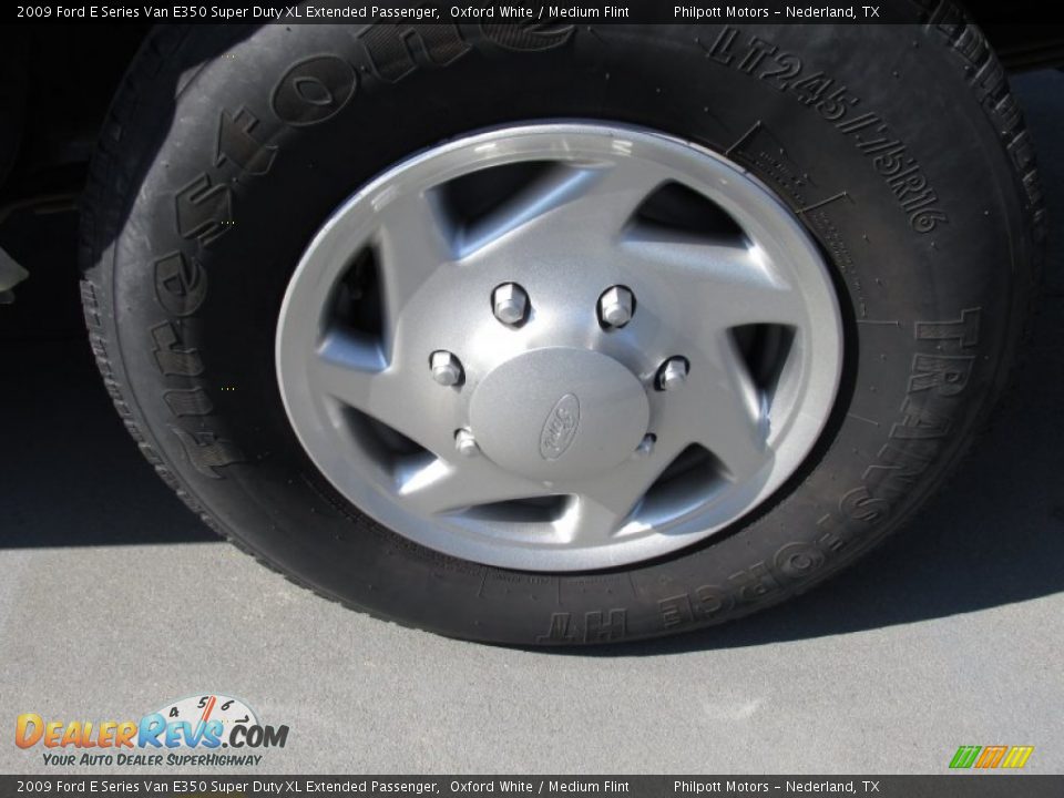 2009 Ford E Series Van E350 Super Duty XL Extended Passenger Oxford White / Medium Flint Photo #19