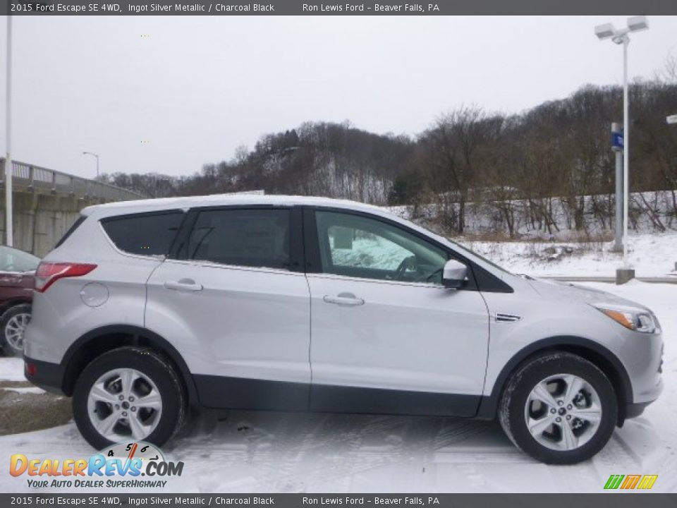 2015 Ford Escape SE 4WD Ingot Silver Metallic / Charcoal Black Photo #1