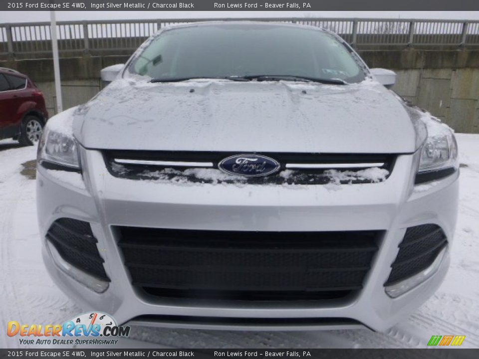 2015 Ford Escape SE 4WD Ingot Silver Metallic / Charcoal Black Photo #4