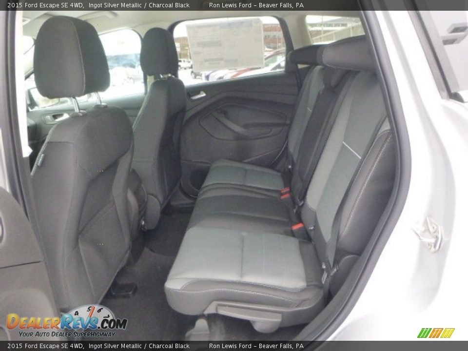 2015 Ford Escape SE 4WD Ingot Silver Metallic / Charcoal Black Photo #13