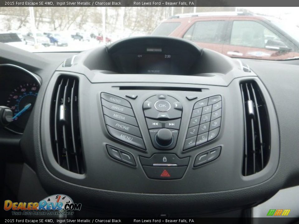 2015 Ford Escape SE 4WD Ingot Silver Metallic / Charcoal Black Photo #17