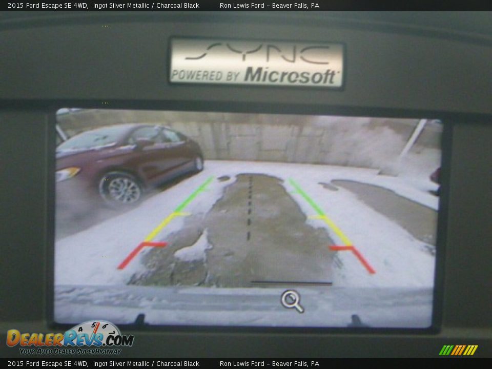 2015 Ford Escape SE 4WD Ingot Silver Metallic / Charcoal Black Photo #19