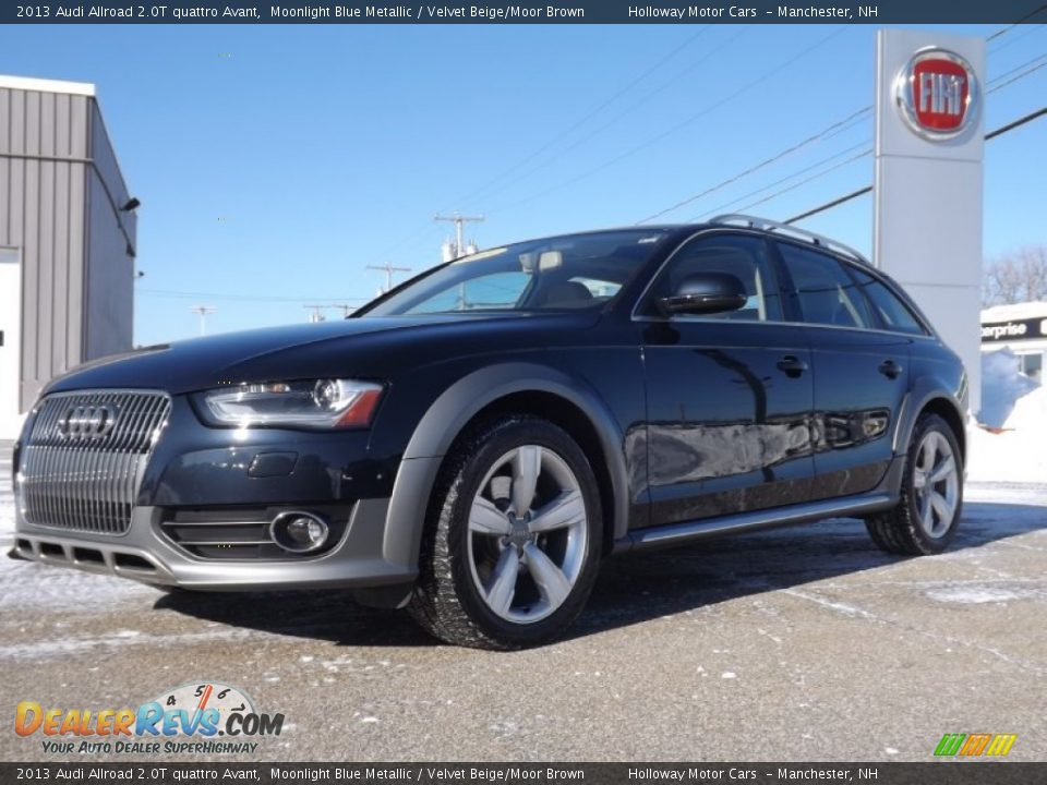 2013 Audi Allroad 2.0T quattro Avant Moonlight Blue Metallic / Velvet Beige/Moor Brown Photo #1