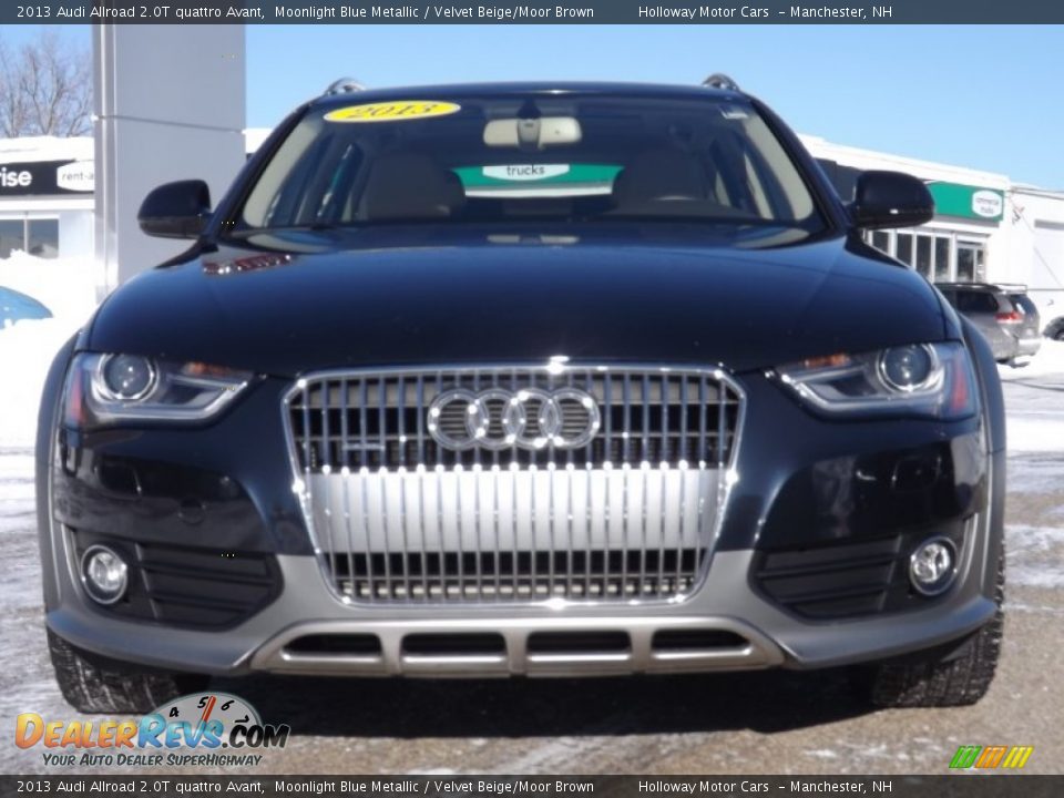 2013 Audi Allroad 2.0T quattro Avant Moonlight Blue Metallic / Velvet Beige/Moor Brown Photo #3