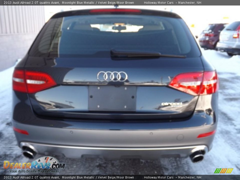 2013 Audi Allroad 2.0T quattro Avant Moonlight Blue Metallic / Velvet Beige/Moor Brown Photo #5