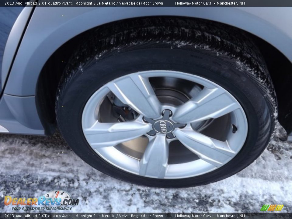2013 Audi Allroad 2.0T quattro Avant Moonlight Blue Metallic / Velvet Beige/Moor Brown Photo #6