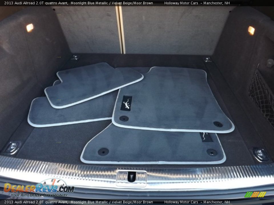 2013 Audi Allroad 2.0T quattro Avant Moonlight Blue Metallic / Velvet Beige/Moor Brown Photo #8