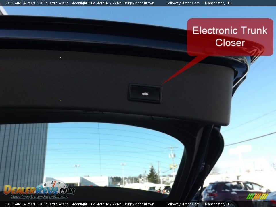 2013 Audi Allroad 2.0T quattro Avant Moonlight Blue Metallic / Velvet Beige/Moor Brown Photo #9
