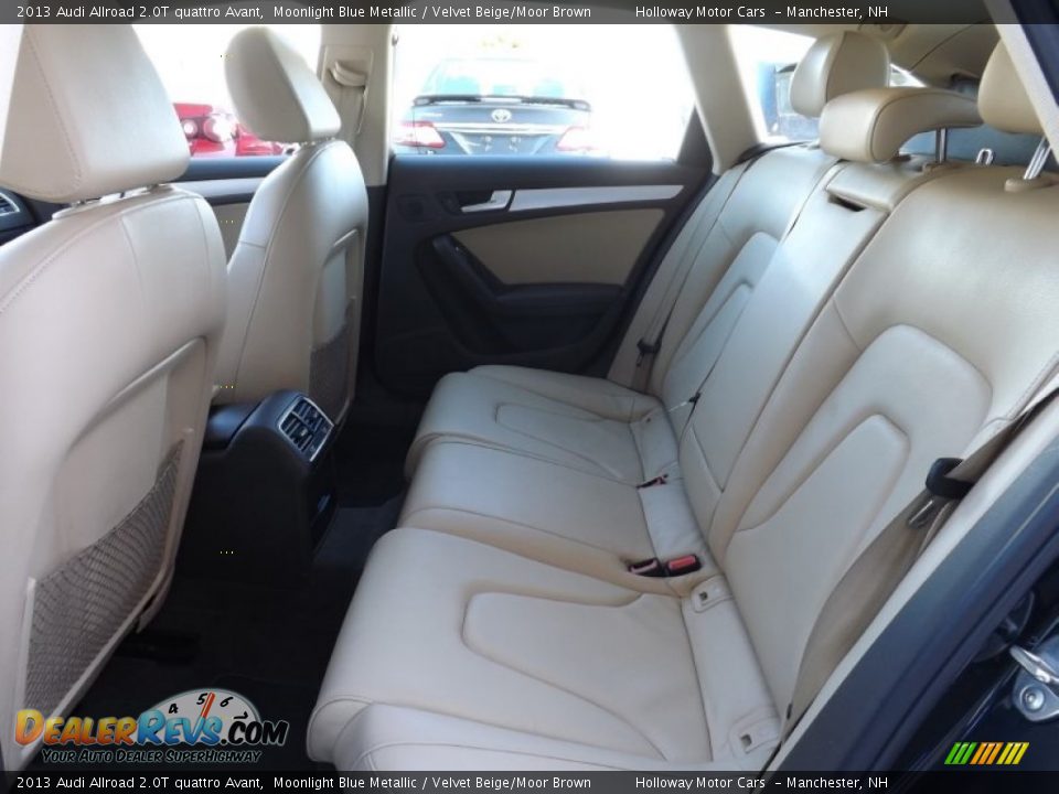 2013 Audi Allroad 2.0T quattro Avant Moonlight Blue Metallic / Velvet Beige/Moor Brown Photo #10