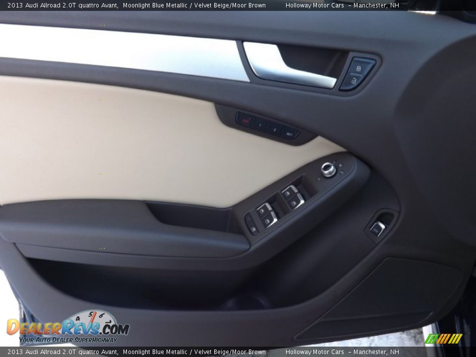 2013 Audi Allroad 2.0T quattro Avant Moonlight Blue Metallic / Velvet Beige/Moor Brown Photo #14