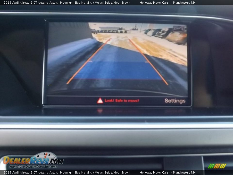 2013 Audi Allroad 2.0T quattro Avant Moonlight Blue Metallic / Velvet Beige/Moor Brown Photo #18