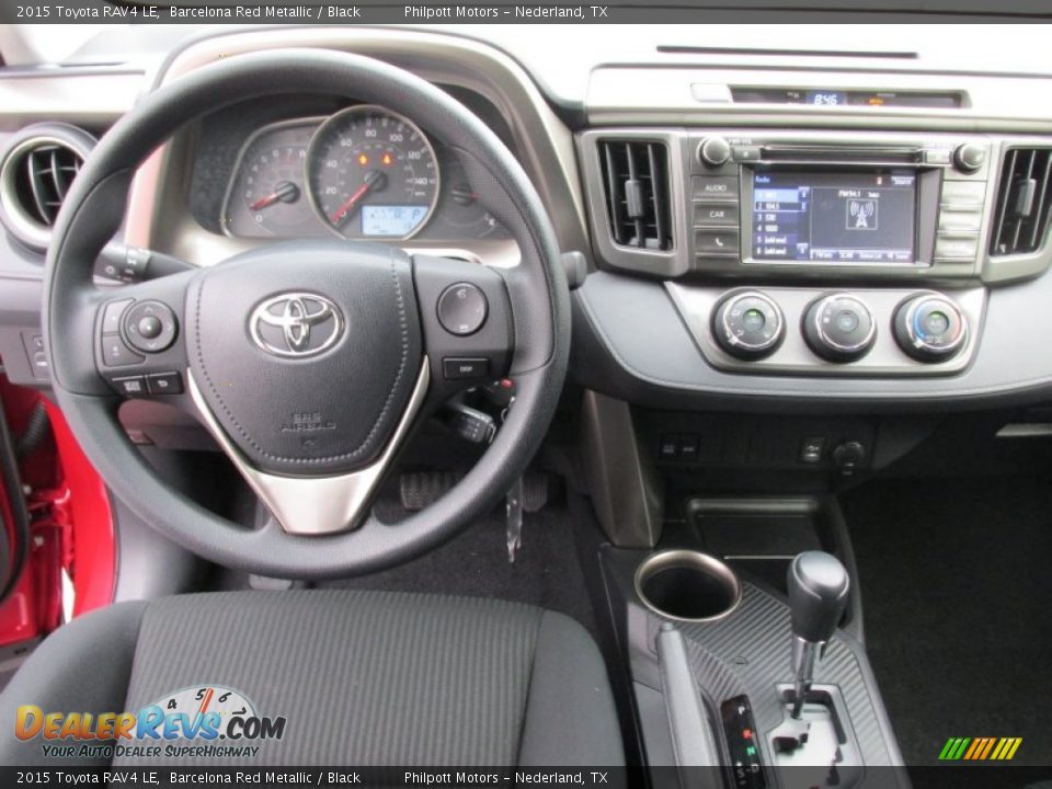 Dashboard of 2015 Toyota RAV4 LE Photo #25