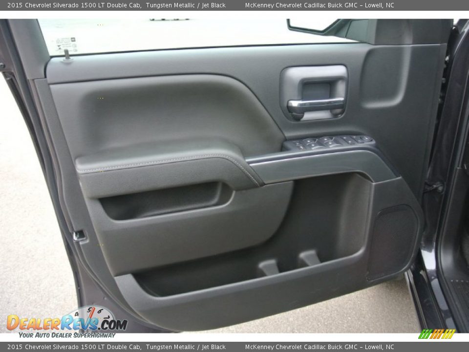 2015 Chevrolet Silverado 1500 LT Double Cab Tungsten Metallic / Jet Black Photo #8