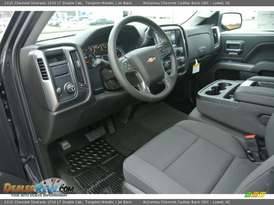 2015 Chevrolet Silverado 1500 LT Double Cab Tungsten Metallic / Jet Black Photo #22
